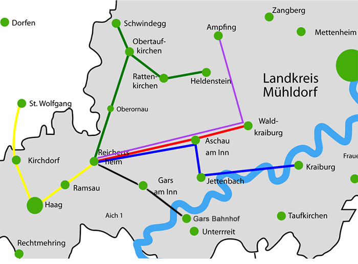 Milch frei Haus in den Landkreisen Mühldorf und Rosenheim